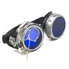 Steampunk Goggles Rave Glasses with Compass Design, Handcrafted Victorian Style,