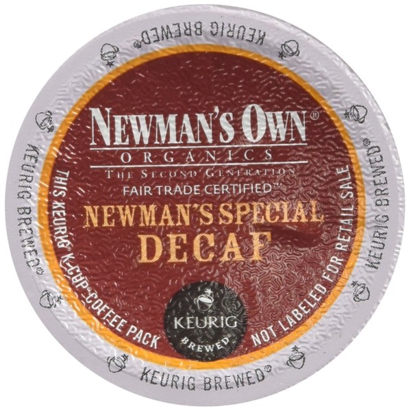Newman's Own Organics SPECIAL BLEND DECAF 48 K-Cups for Keurig Brewers