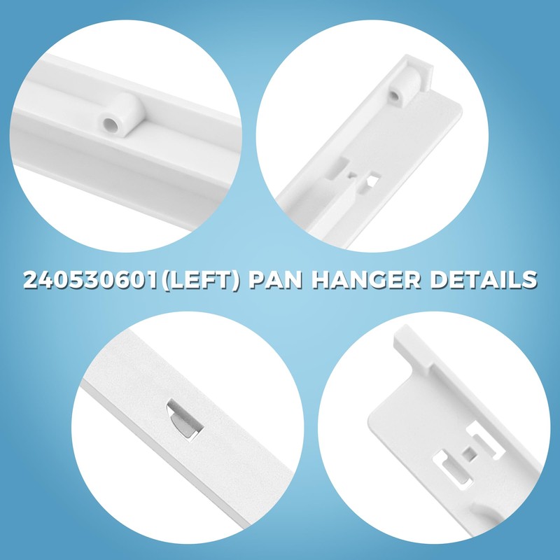 AMI PARTS 240530601 Refrigerator Pan Hanger (Left) Fit for Frigi-daire