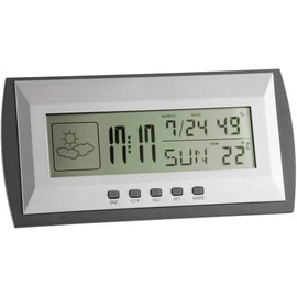 TFA Dostmann digital weather station 35.1065, silver gray