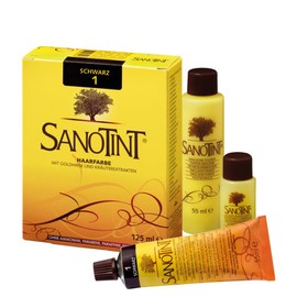 Sanotint - 4% PPD, no ammonia, Black hair dye 01
