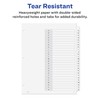 Avery A-Z Tab Dividers for 3-Ring Binders, Customizable Table of