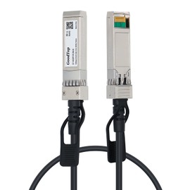 GoodTop 10G SFP+ Twinax Cable, Direct Attach Copper(DAC) Passive Cable, 0.25m (0.82ft),DAC Cable Compatible with Cisco,Mikrotik, Intel, Fortinet, Netgear, D-Link, Supermicro, TP-Link
