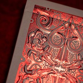 David Blaine Red Gatorbacks Playing Cards