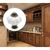 Seimneire 12pcs White Pumpkin Knobs, Vintage Ceramic Cabinet Knobs, Dresser