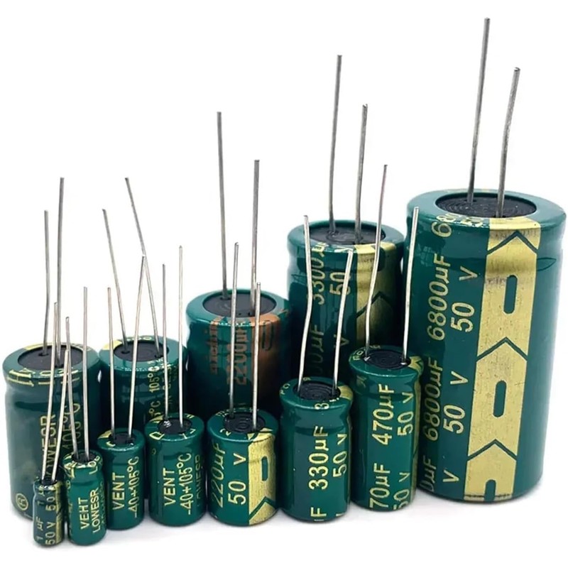 Set of 5 1000µF 35V Low-ESR Aluminium Electrolytic Capacitors -