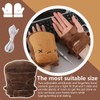 DEARCOOL USB Hand Warmers Half Wearable 5V USB Powered Toast