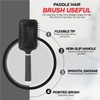 Paddle Hair Brush for Women, Men & Kids Detangling Brush