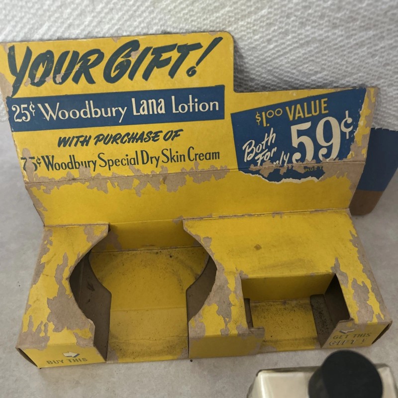 woodbury Vintage Woodbury Lana Lotion 1930s Gift Set Greek Key