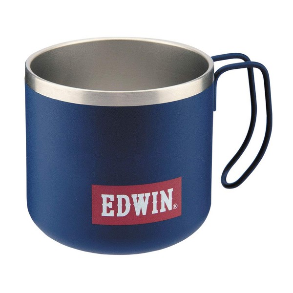 kyaputensutaggu (Captain Stag) CS X Edwin Mug Cup Double Stainless Steel Vacuum Insulated Heat Preservation, Cold 350ml UY – 8508 