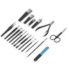18 Pcs Manicure Set Portable Eyebrow Trimmer Dead Skin Pliers