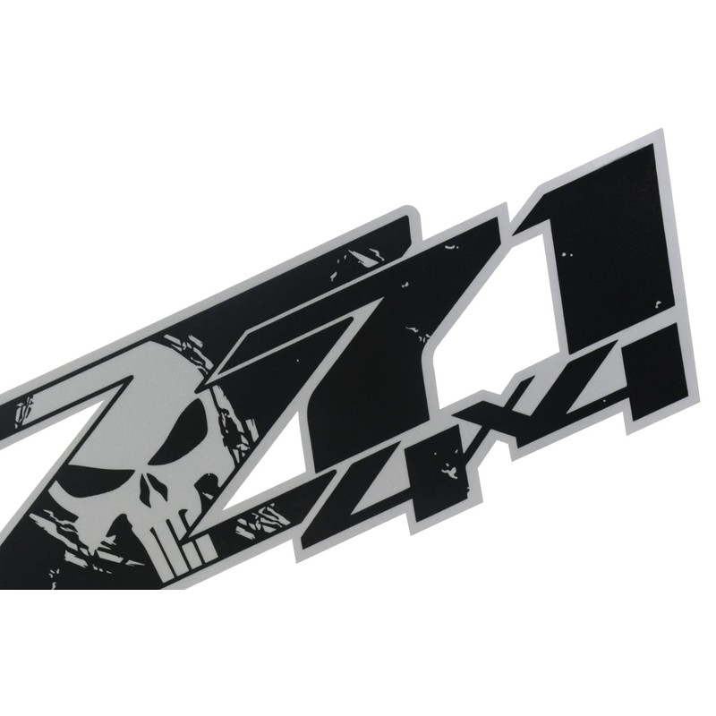 2Pc Z71 4x4 Decals Stickers Bed Side Replacement for 2007-2013