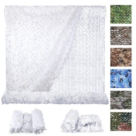 Sposuit Camo Netting for Hunting Blinds - Premium Camo Net Bulk Roll, Camouflage Netting for Army Shooting, Party Decorations, Camping Ghillie Netting, Sunshade Camo Mesh
