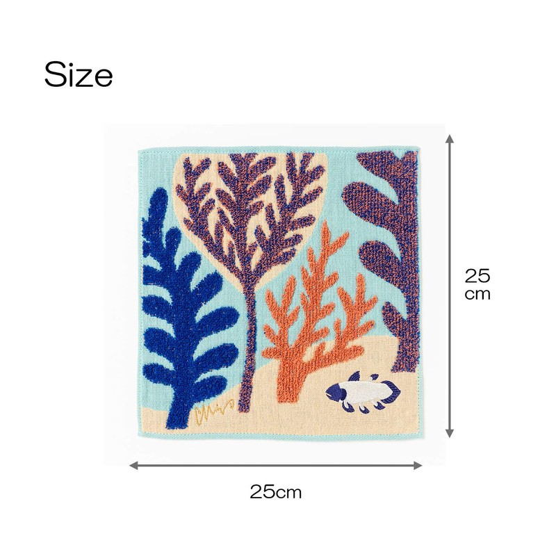 Kusubashi Mon Ori, Kusubashi Mon Ori, Gauze Pile Handkerchief, Coelacanth,
