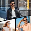 LINVO - anteojos de sol polarizadas para hombre, diseño retro