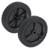 CheeMuii 7 Inch Lawn Mower Wheels 2 Pcs 7" Black