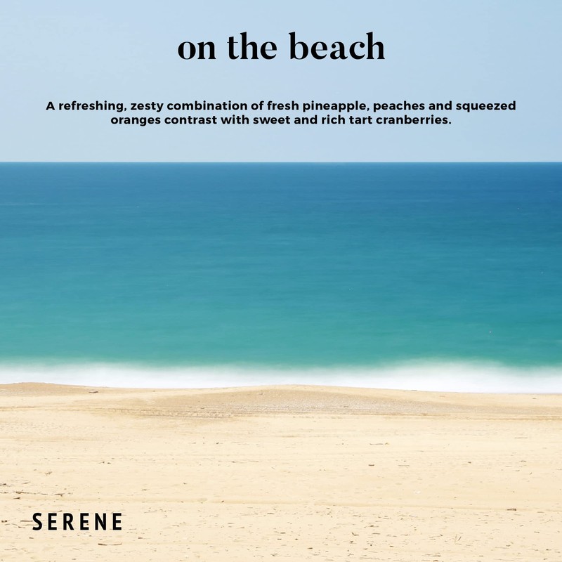 Hidden Label Large Scented Candle, On The Beach, 30oz 3