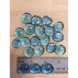 M LIGHT BLUE Glass Gems, Marbles, Pebbles, Mosaic Tiles