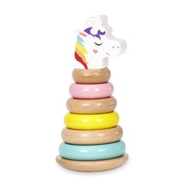 Little Tikes Wooden Critters Unicorn Shape Stacker Developmental Toy