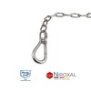 Pack of 50 Carabiner Hooks Small 4 mm Strong Carabiner