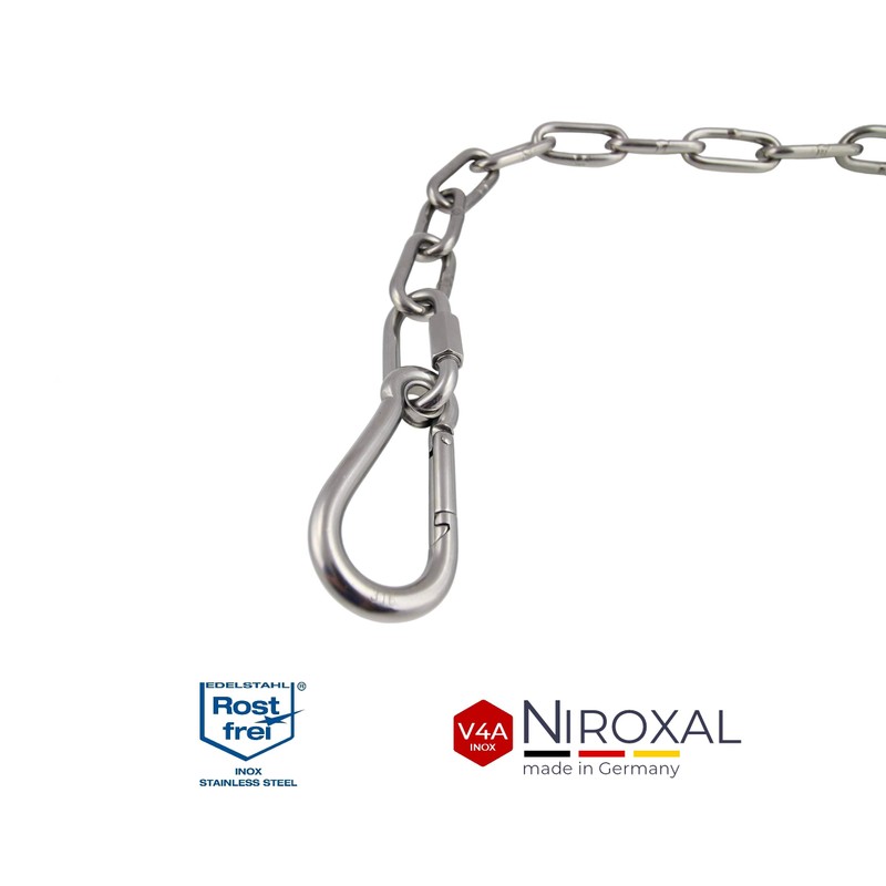 Pack of 50 Carabiner Hooks Small 4 mm Strong Carabiner