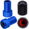 MEAJOO 2PCS Presta Valve Adapter, Aluminum Convert Presta to Schrader
