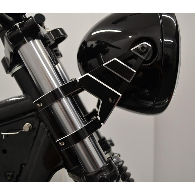Headlight Holder 55-57 mm with Fork Clamps for Motorcycle CNC