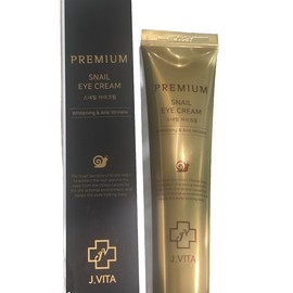 Creme J. Vita Premium Snail Eye Cream Whitening & Anti Wrinkle 40ml Foil Sealed