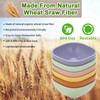 Ronanemon 20 Pack Small Bowls, 4.5 OZ Wheat Straw Soy