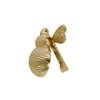 Infinity Decor Door Knocker Bumble Bee Made of Polished Brass