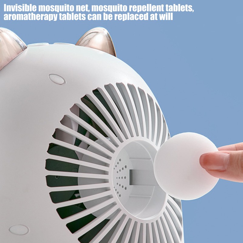 Air Conditioner Fan Multifunctional Portable 350ml Humidifying Spray Usb Rechargeable