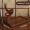 HonorHut Solid Wood Key Tray Farmhouse Wooden key Dish Bowl