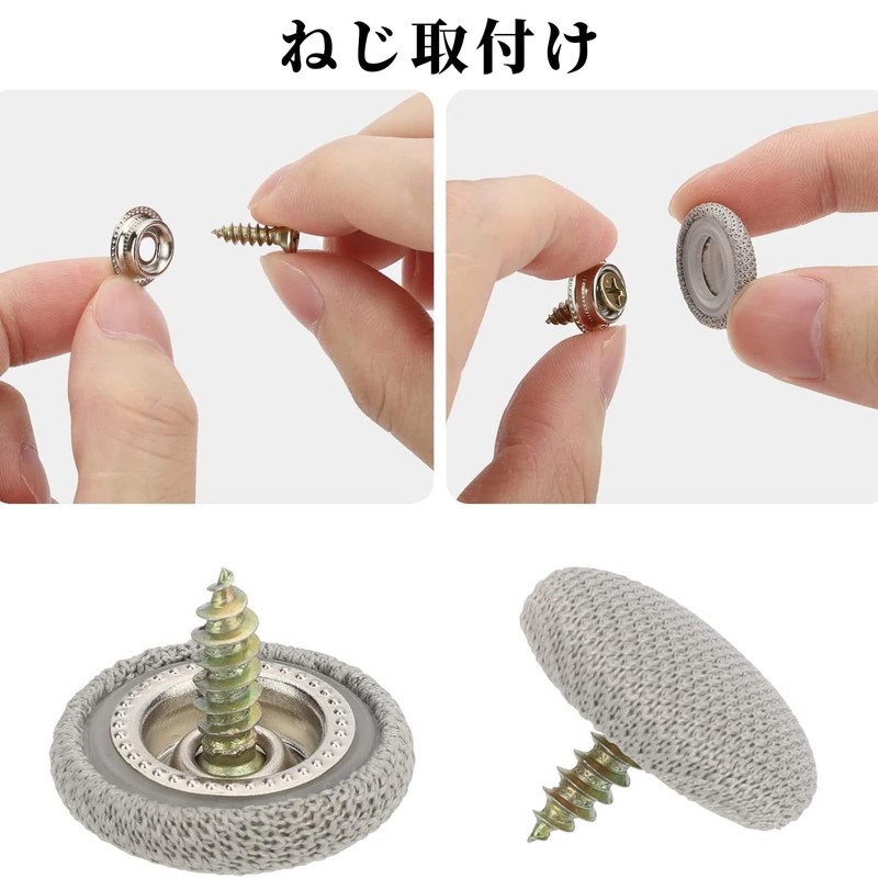 FineGood 60 Pcs Car Ceiling Repair Kit Roof Rivets for