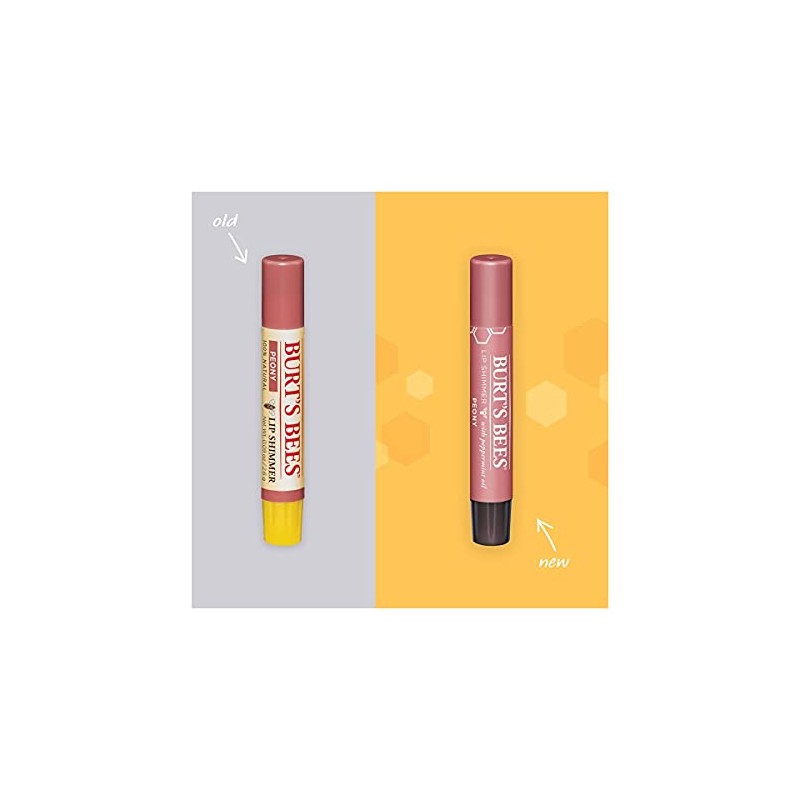 Burt's Bees - Brillo de labios hidratante 100% natural
