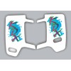 FACTORY EFX KDX 200 Radiator Shroud Graphics Kdx200 1989-1994 Shroud