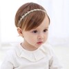Baby Girl Super Elastic Headband - 1Pcs White Cotton Lace