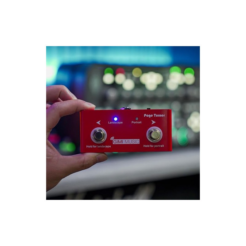 GIMI Color Page Turner Foot Pedals for Loop Station Looper