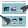 Tivid 19inch USB 2.0 High Speed Printer/Scanner Right Angle Cable
