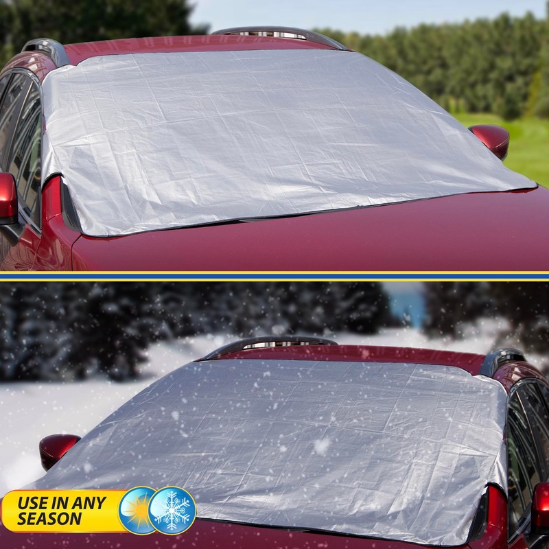 Goodyear Magnetic Windscreen Cover-durable Weatherproof Car Shield| Easy Magnetic Installation|