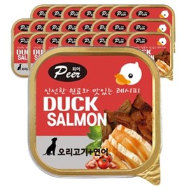 Omega supplement for young puppies, lean meat snack cans, 24 salmon cans, daily nutrition for multi-dog households / 어린강아지 오메가보충 살코기 간식캔 연어 24개 주식캔 반려견 다견가정 하루영양
