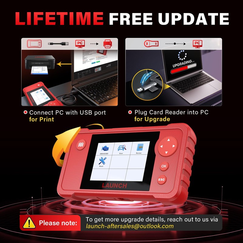 LAUNCH Creader VII+ V2.0 OBD2 Scanner Diagnostic Scan Tool, 2026