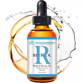 RETINOL VITAMIN A 5% + HYALURONIC ACID + Vitamin E - WRINKLE SERUM / CREAM