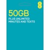 EE EE 50GB Data Sim includes £20 pre-paid credit, 50GB