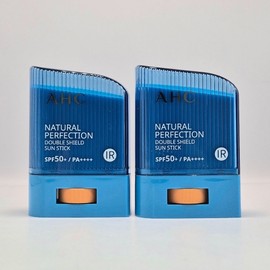 1+1 AHC Natural Perfection Double Shield Sun Stick 14g waterproof non-sticky sun cream without white cast / 1+1 AHC 내추럴 퍼펙션 더블쉴드 선스틱 14g 워터프루프 백탁없는 끈적임없는선크림