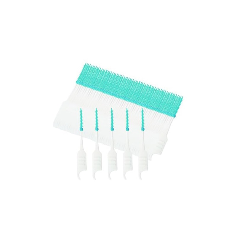 cepillos interdentales, palillo de Dientes de Silicona de Doble Punta
