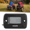 Engine Hour Meter Digital LCD Display Gauge Vibration Activated Waterproof