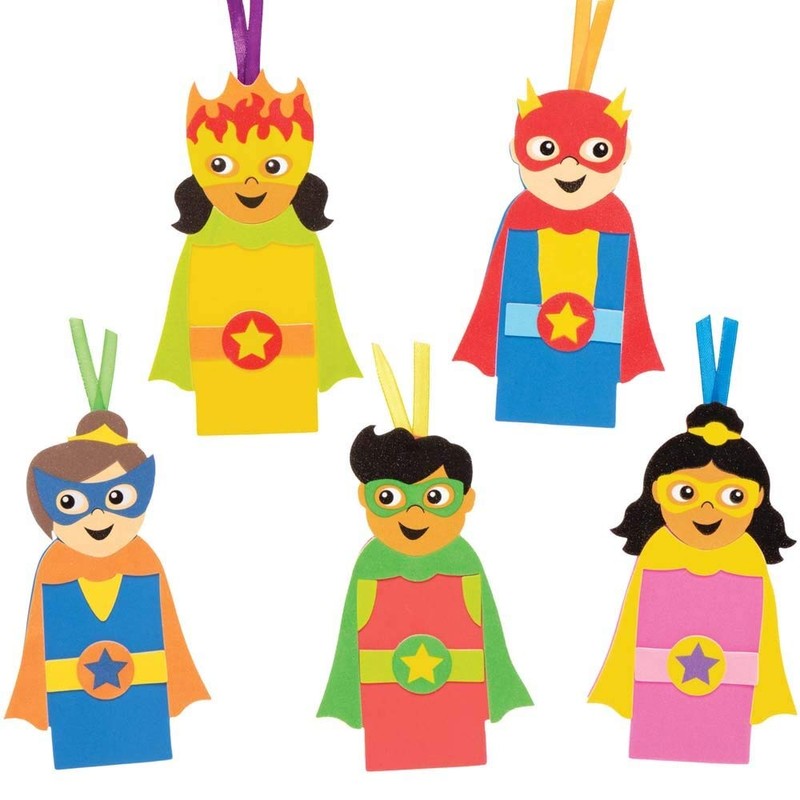 Baker Ross FE402 Star Hero Bookmark Kits - Pack of