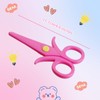 YAFIYGI 3 Packs Toddler Scissors Kit Plastic Safety Scissors for