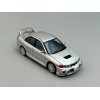 Poprace Mitsubishi Lancer Evolution IV Silver with engine 1/64 Scale