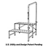 BuyGoe RV Step with Handrail, 2 Steps with Handle RV